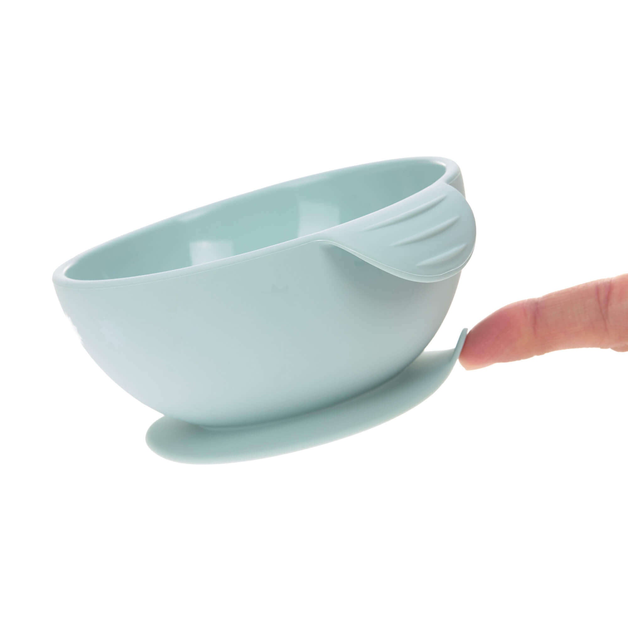 Silikon Bowl || Schale mit Saugnapf blau