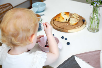 Silikon Bowl || Schale mit Saugnapf blau