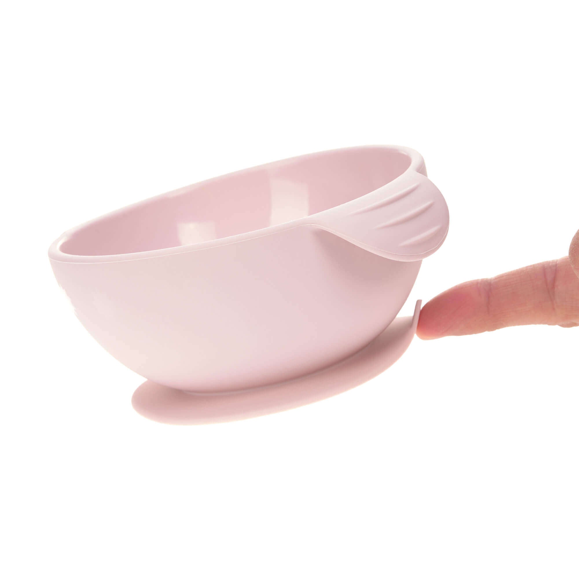 Silikon Bowl || Schale mit Saugnapf rosa