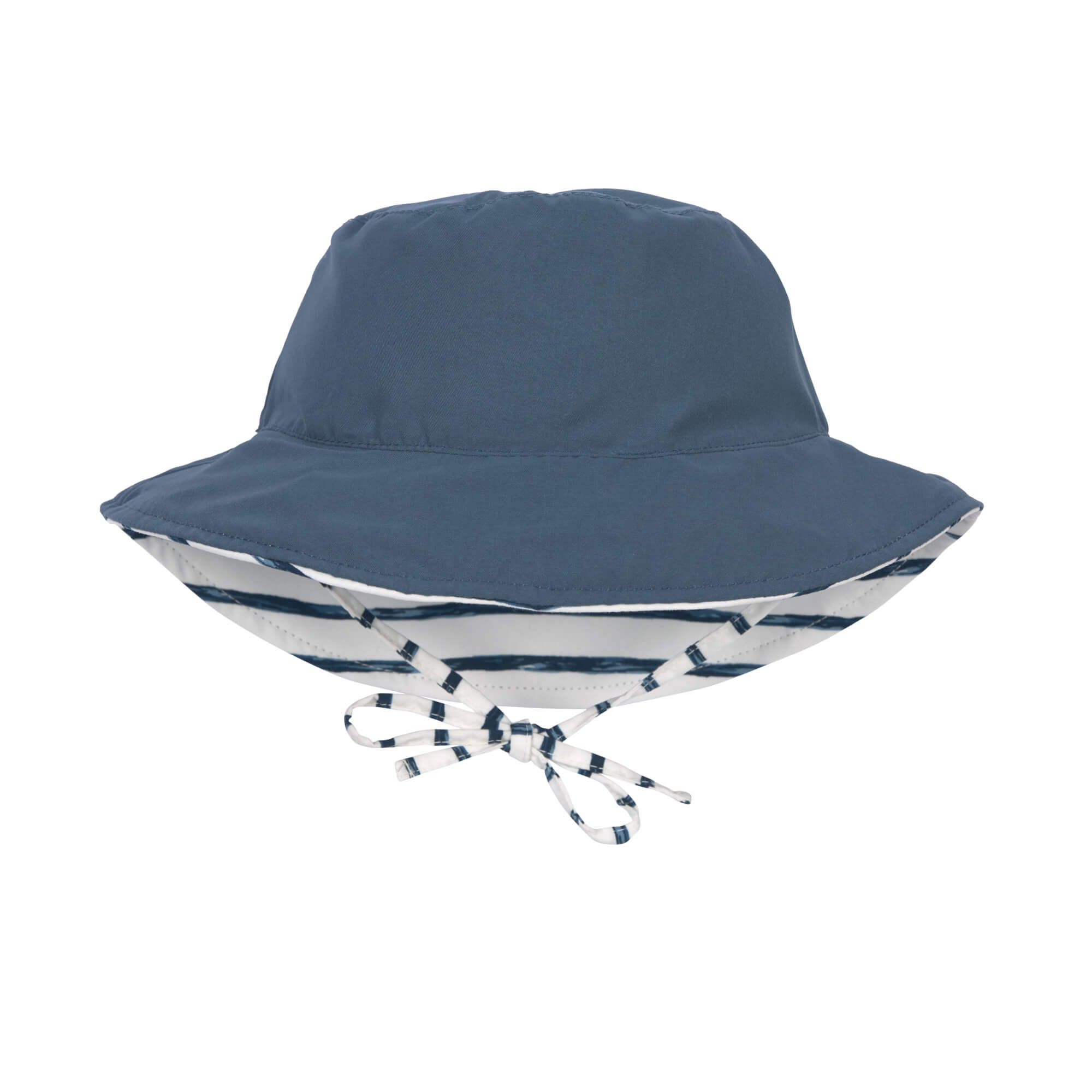 Sonnenhut UV-Schutz 80 || Bucket Hat Stripes Navy