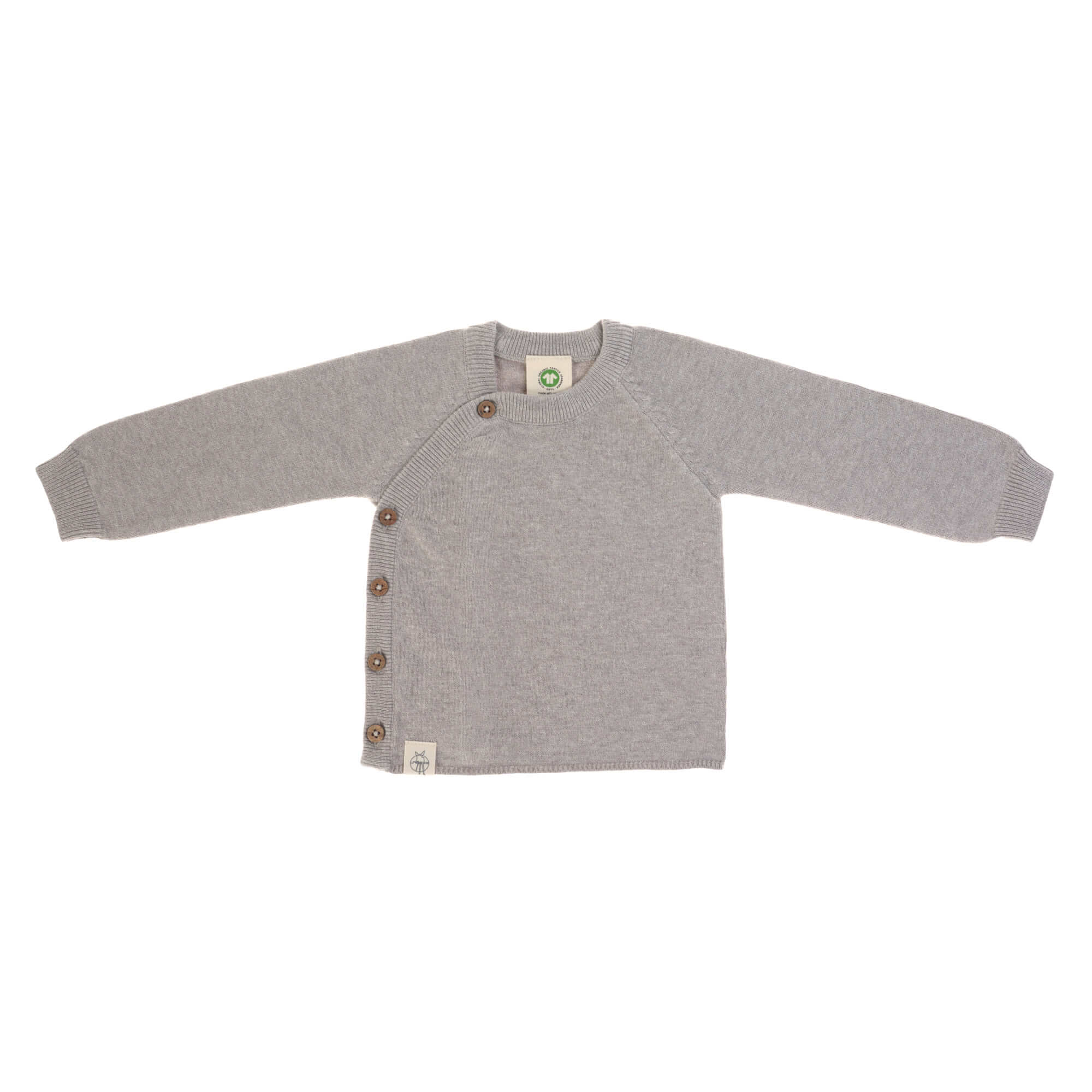 Knitted Kimono - Pullover Garden Explorer Light Grey