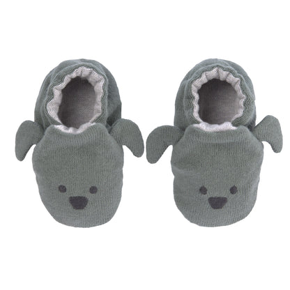 Babyschuhe - Little Chums Dog blaugrau