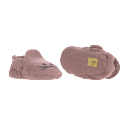 Babyschuhe - Little Chums Mouse altrosa