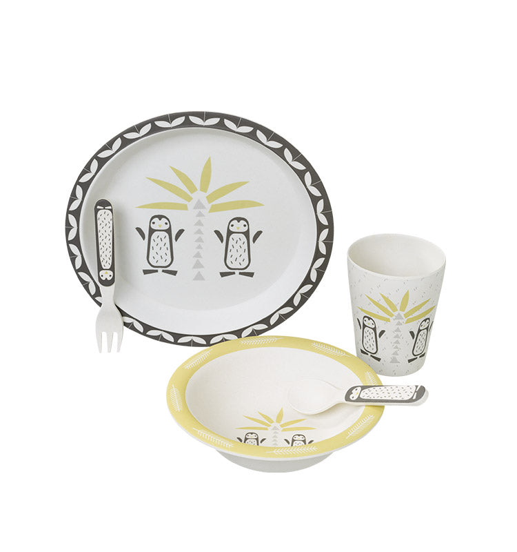 Bambus Dinner Set || Pinguin