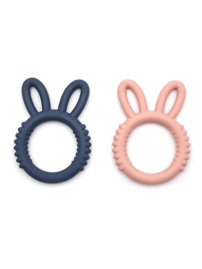 FreezerTeether || Beißring Bunny 2er Set rosa blau