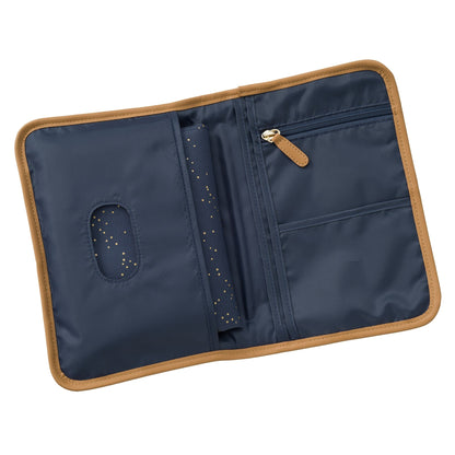 Windeltasche - Diaper Travelkit Indigo Dots dunkelblau