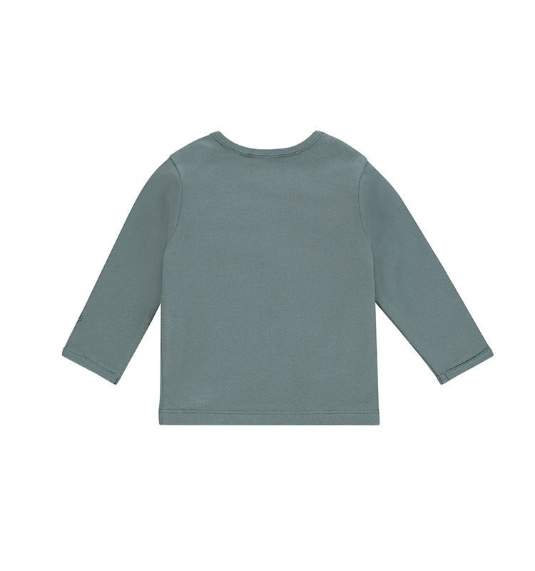 Langarm-Shirt || Amanda little Elefant dark green