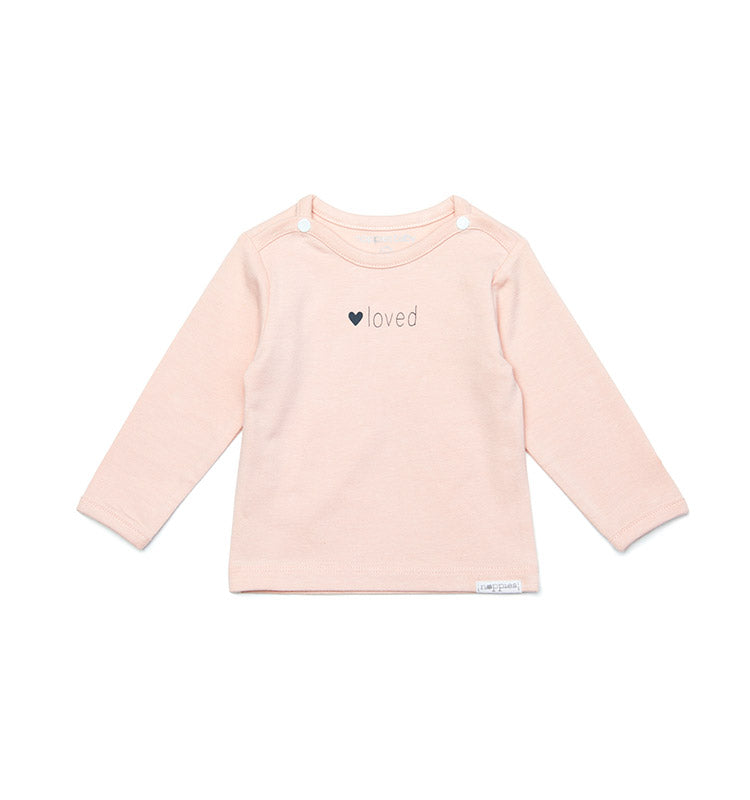 Langarm-Shirt - YVON loved rosé