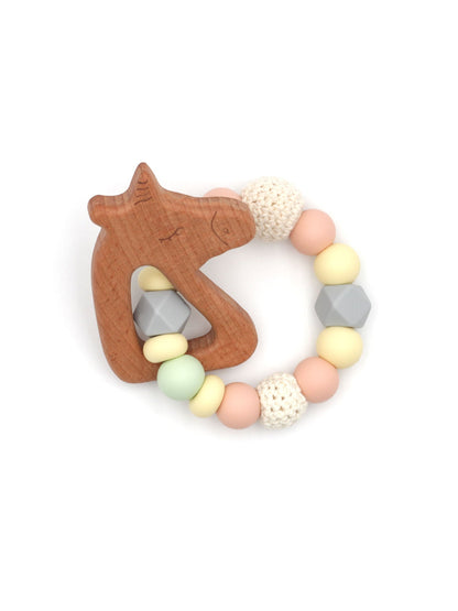 Teething Ring Griffin || Unicorn Pastel