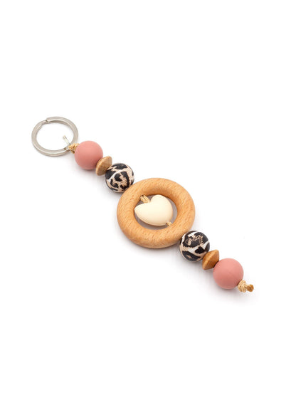 Keychain || Leo Design Old Pink