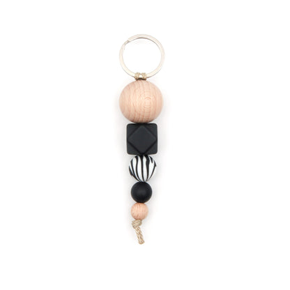 Keychain - Ivy Black & White