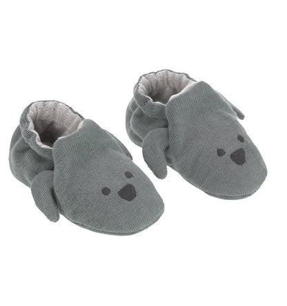 Babyschuhe - Little Chums Dog blaugrau