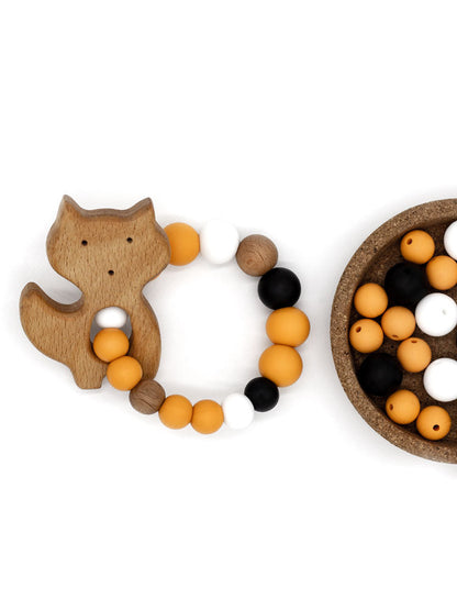 Teething Ring Griffin || Little Fox orange