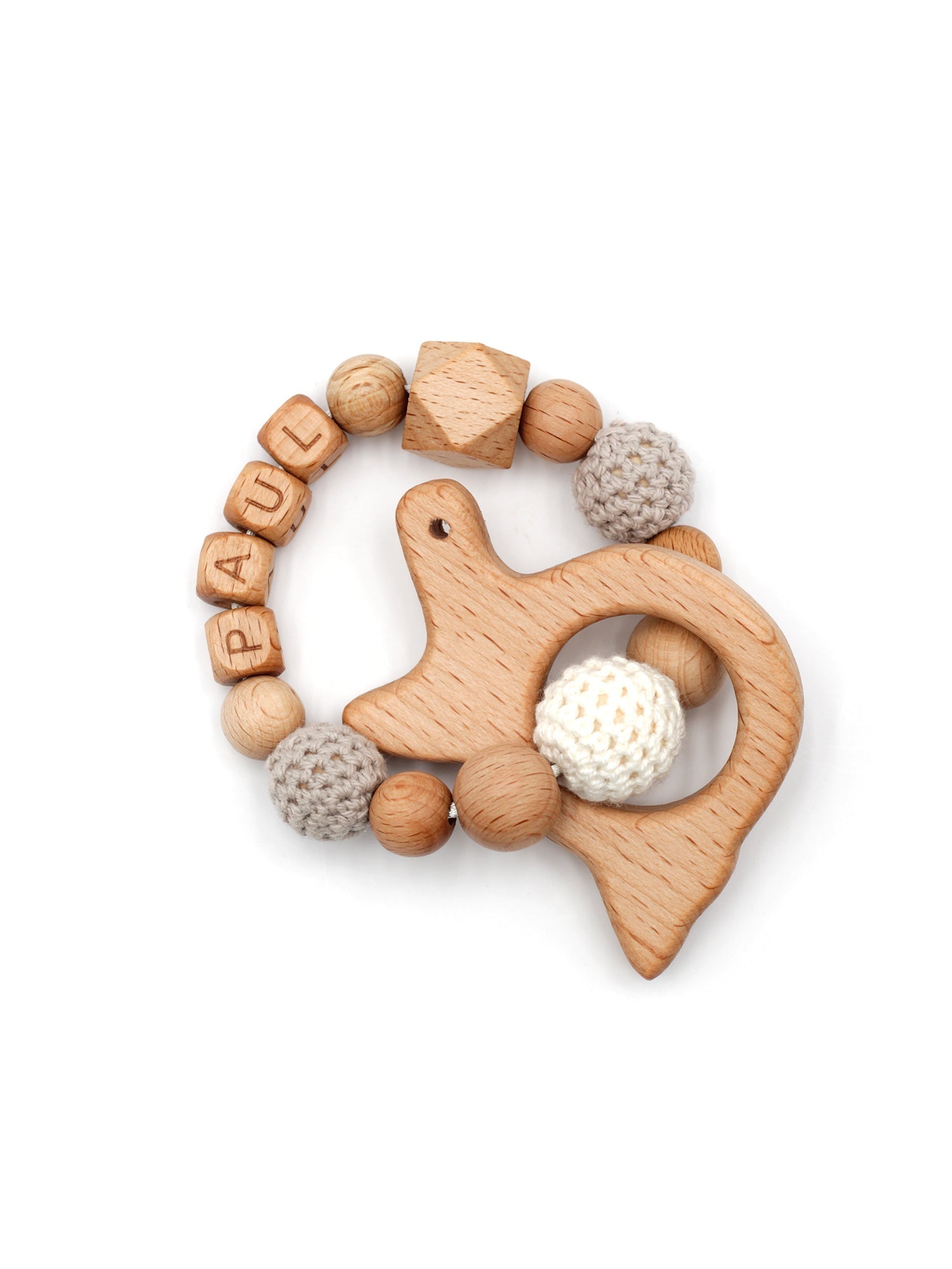 Teething ring gripper || Car Jackson pastel blue