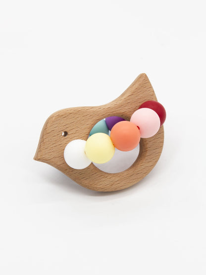 Teething ring Griffin || Magnificent finch multicolor