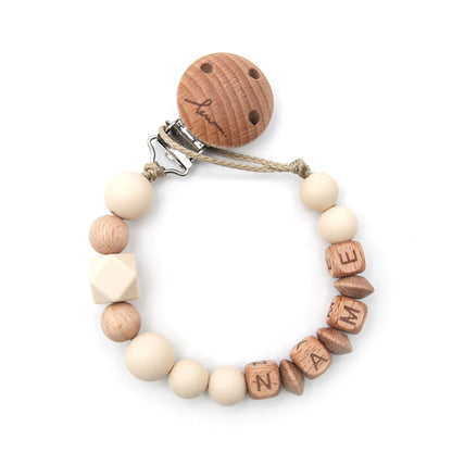 Pacifier chain Eggshell - beige