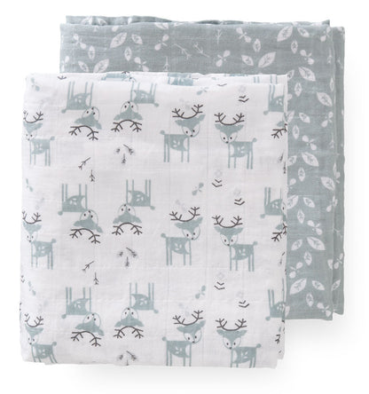 Fresk Swaddle Mulltücher Set mit Hirsch