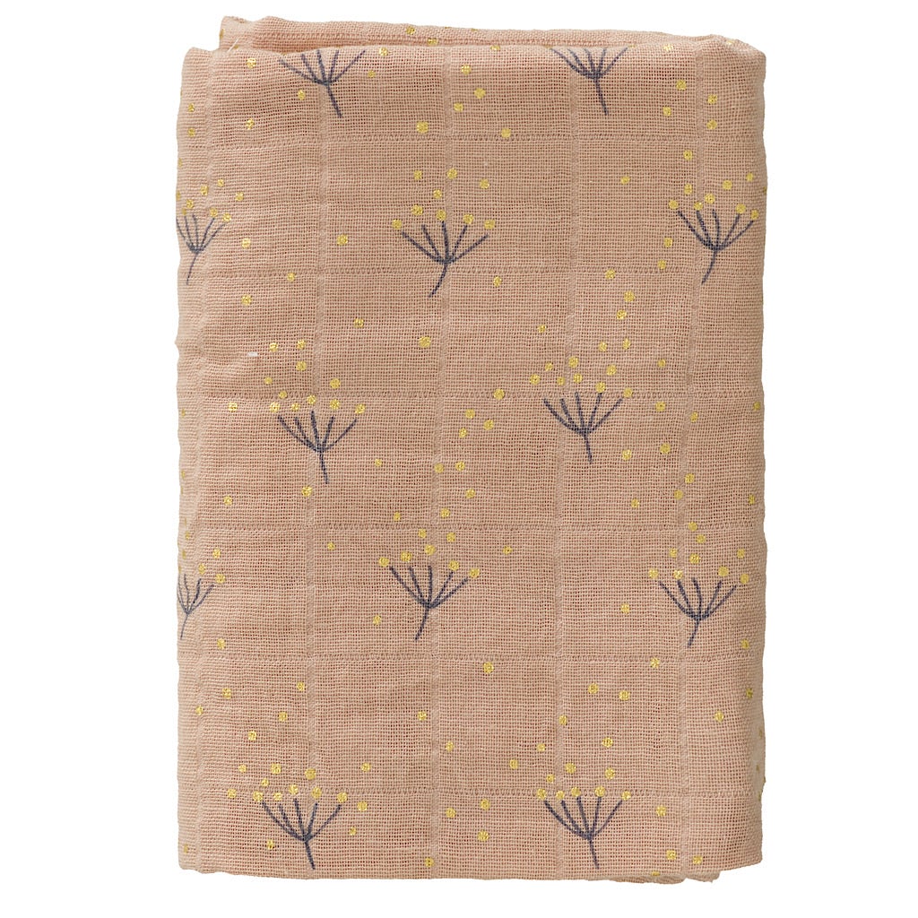 Swaddle Mulltuch XL 2er Set - Dandelion rose navy