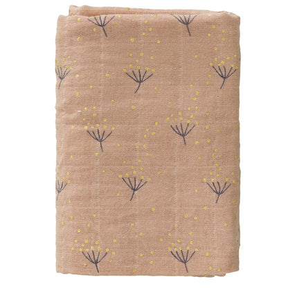 Swaddle Mulltuch XL 2er Set - Dandelion rose navy