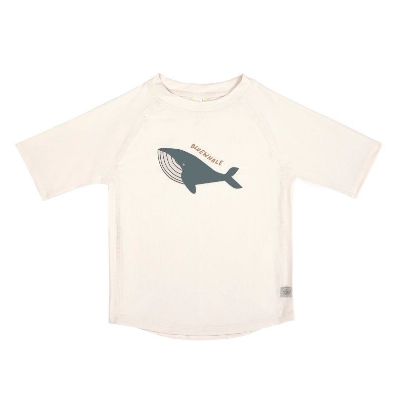 Kinder UV-Shirt || Short Sleeve Whale milky