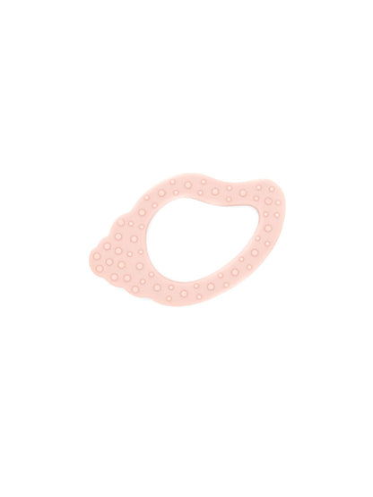 Silicone Teether || Shell Pink