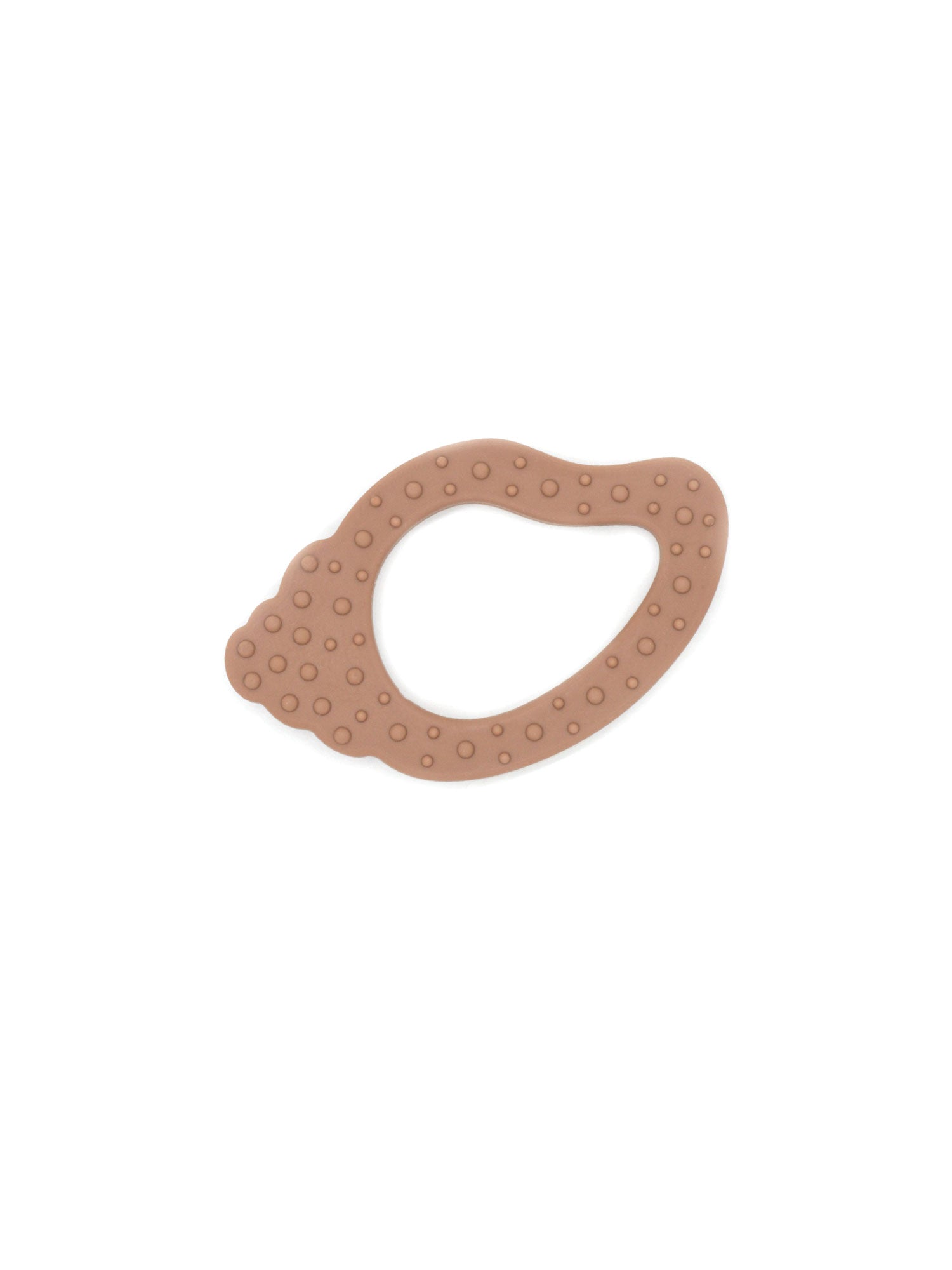 Teether en silicone || coquillage marron