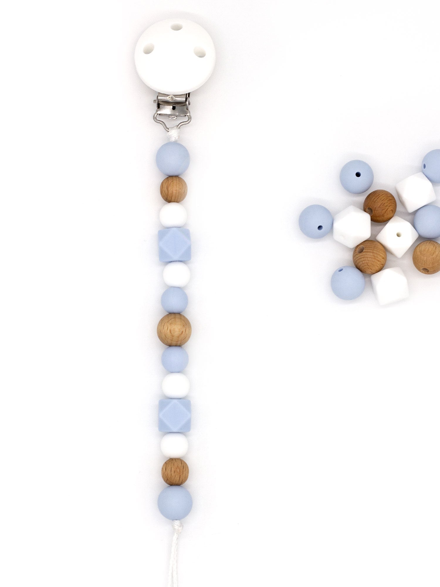 Pacifier chain || Ocean pastel blue