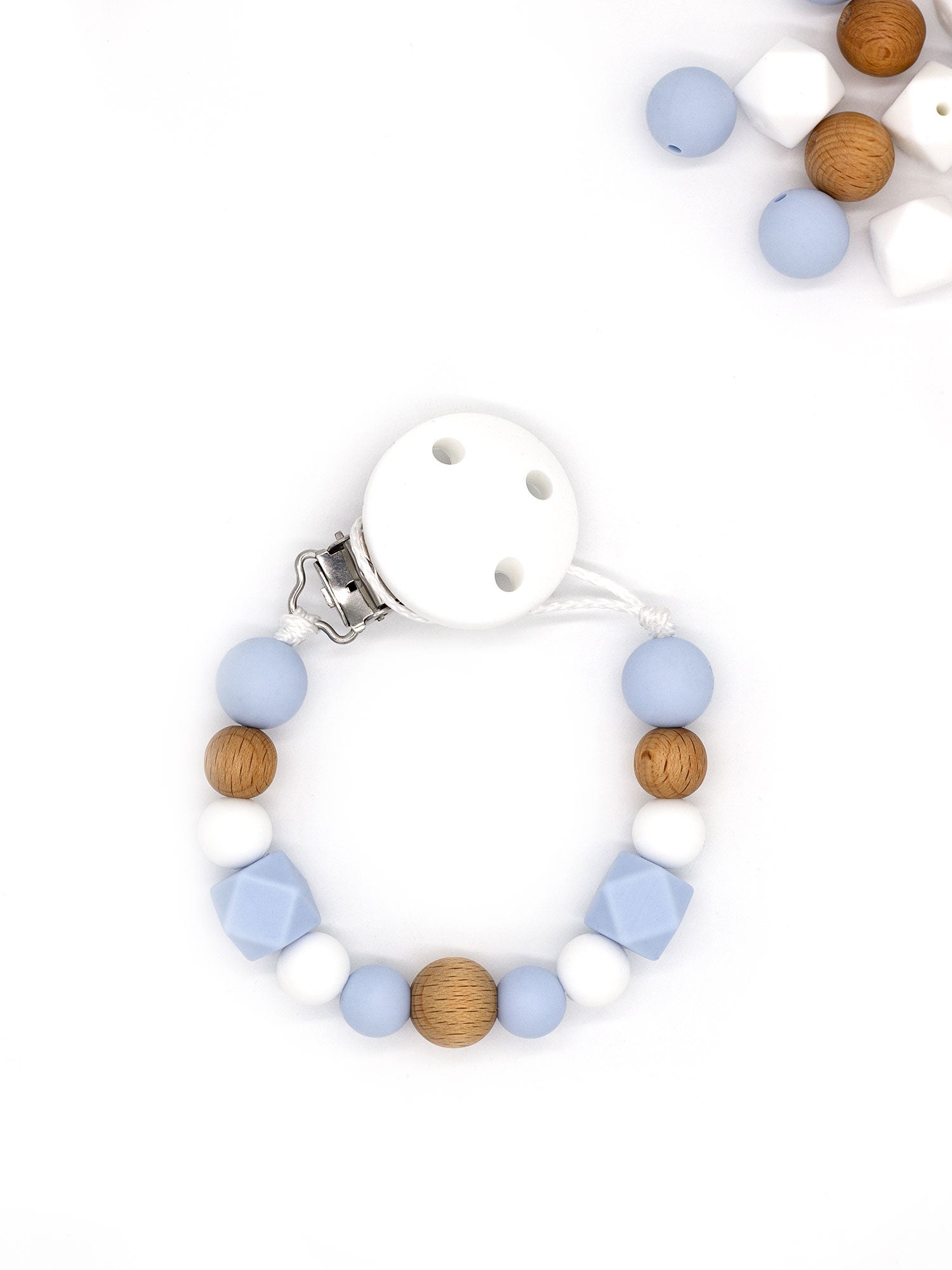 Pacifier chain || Ocean pastel blue