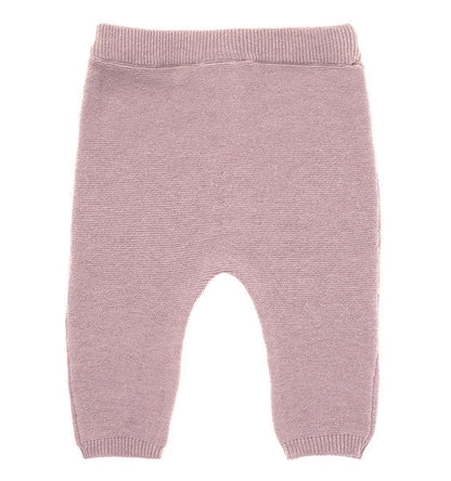 Knitted Pants GOTS Babyhose - Garden Explorer Light Pink