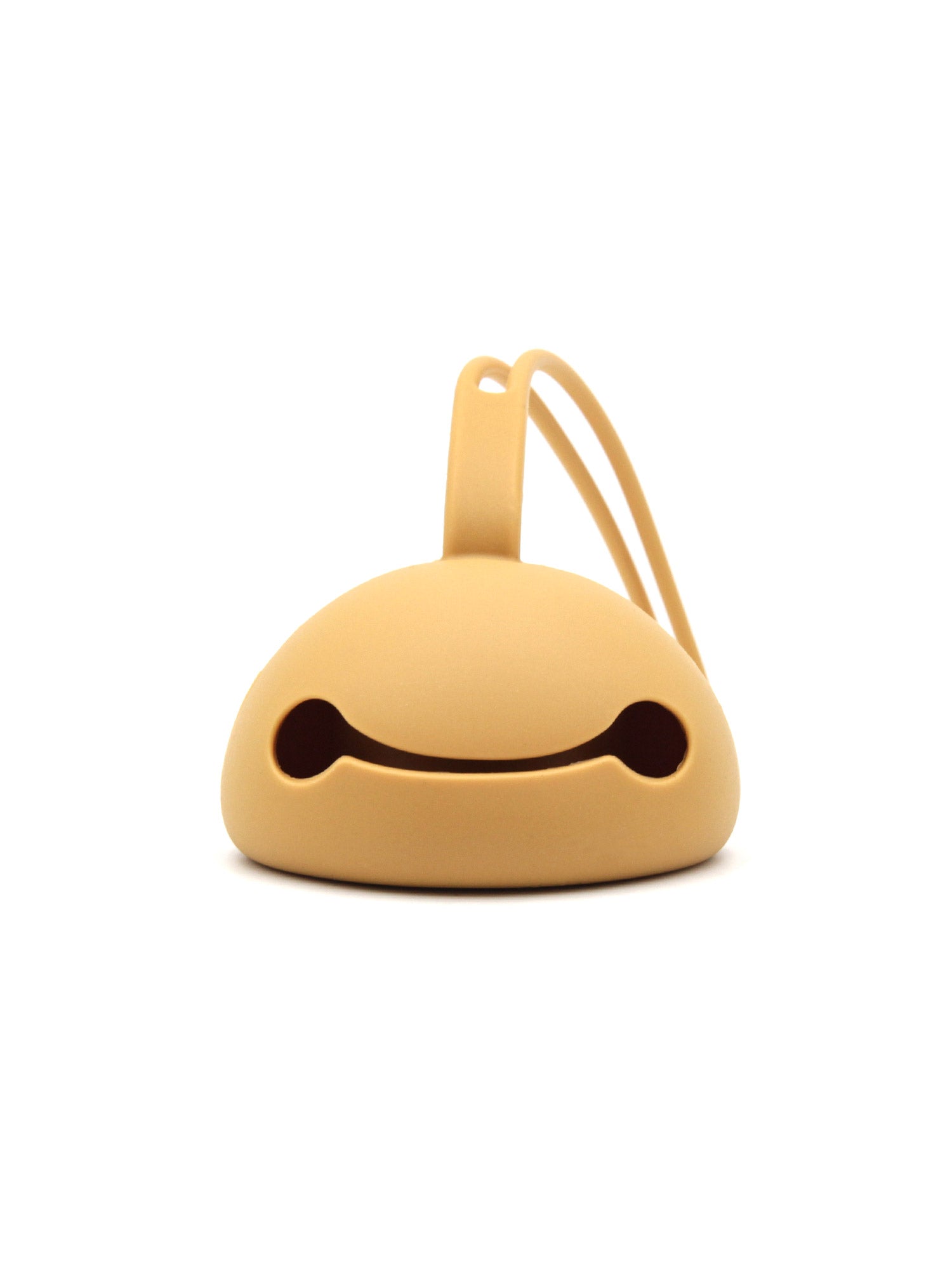 Pacifier box silicone - Friend mustard