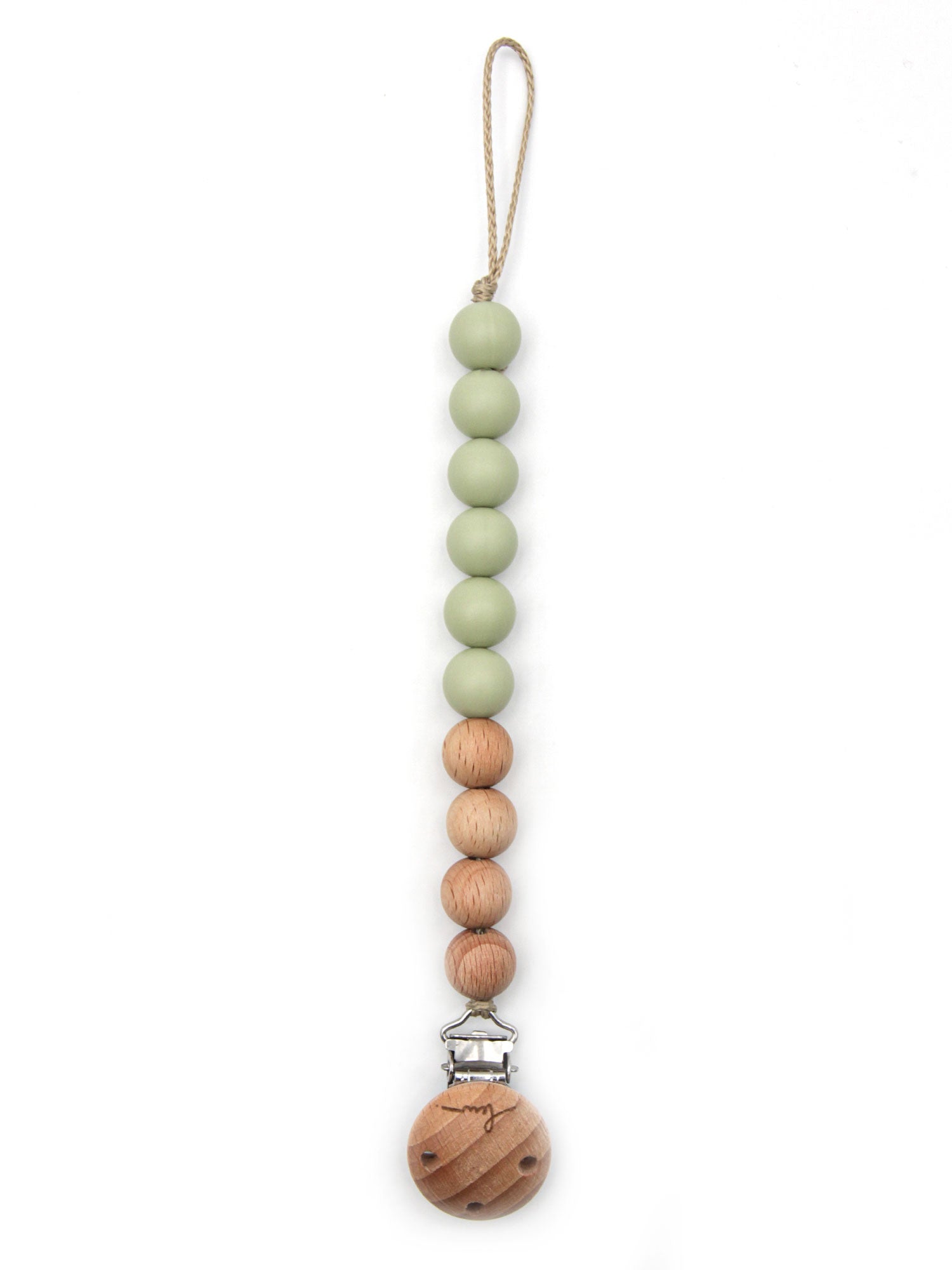 Pacifier chain - Oak olive