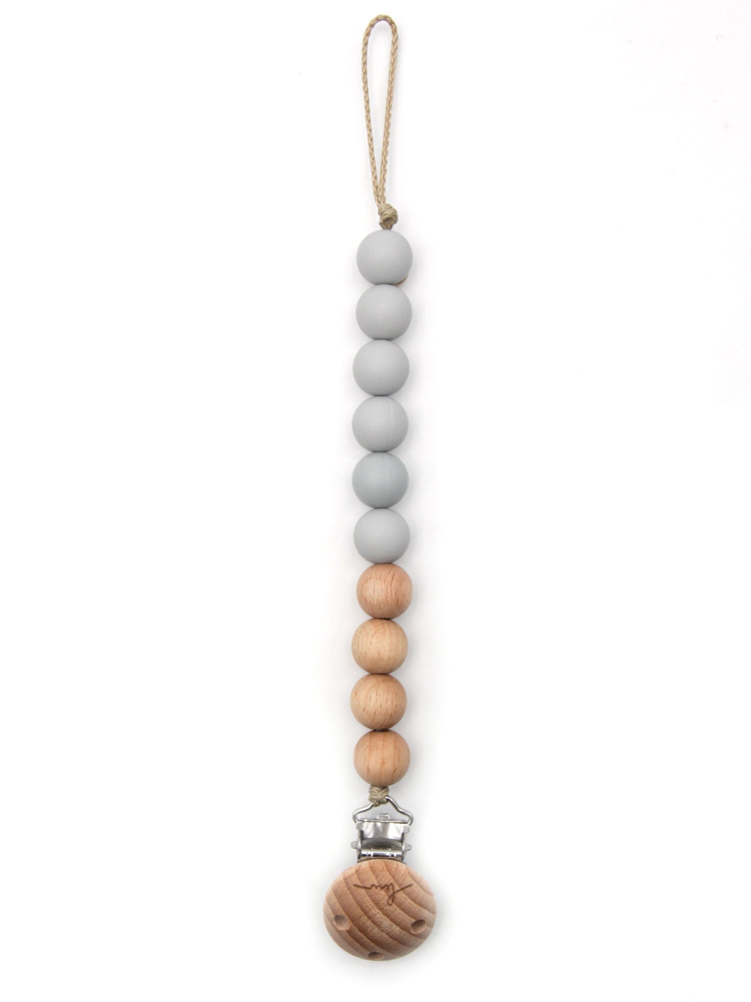 Pacifier chain - Oak stone