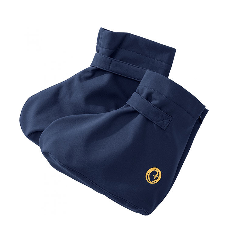 Softshell-Booties || navy safran