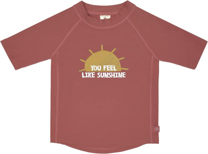 Kinder UV-Shirt || Short Sleeve Sunshine Rosewood